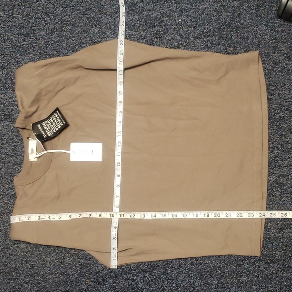 NWT The Frankie Shop Eva Padded Shoulder Muscle T-Shirt - Picture 5 of 9